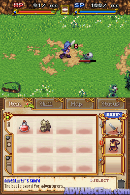 From the Abyss screenshot 3 for Nintendo DS